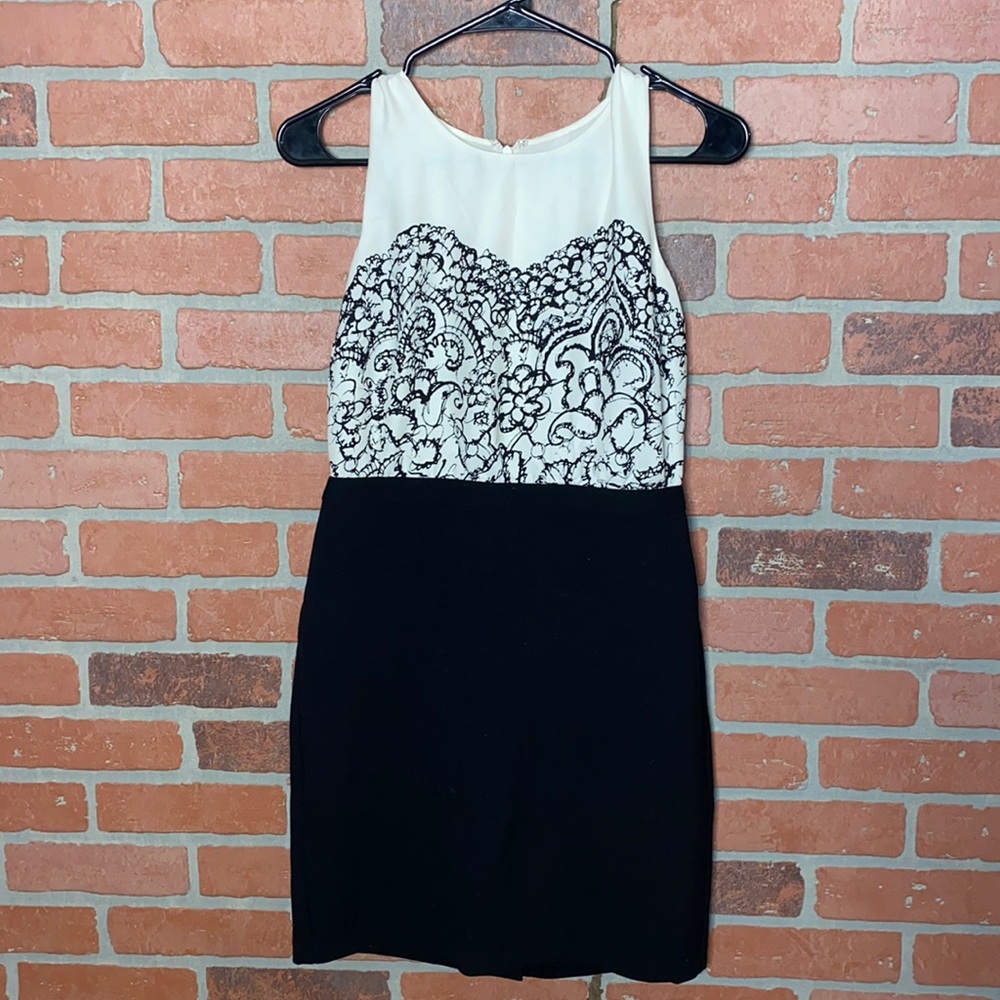 LOFT Petite Dress Chiffon Top Floral Size 0P